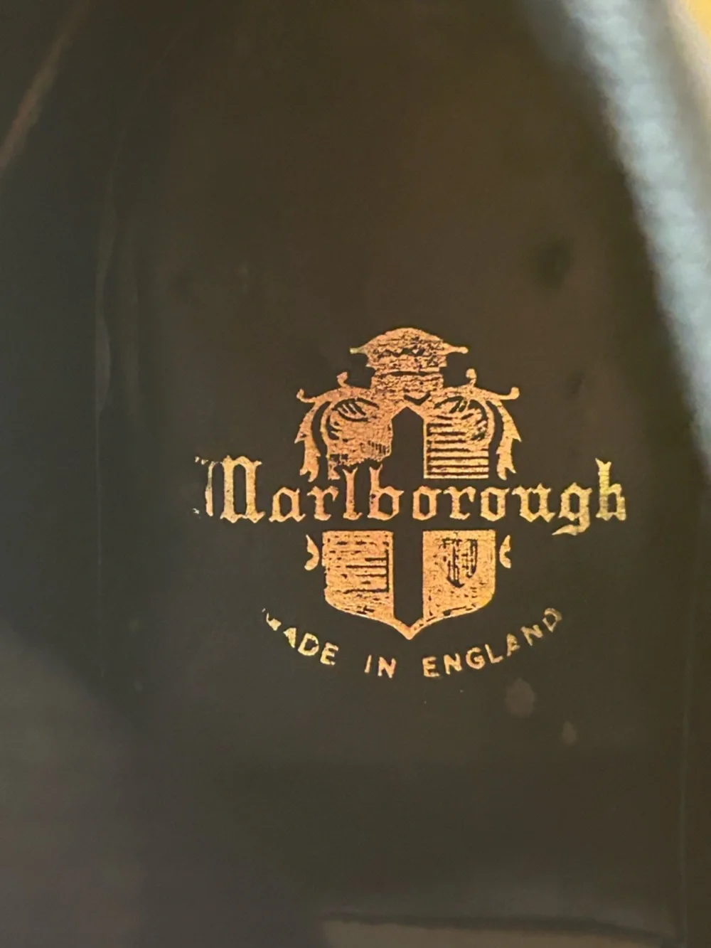Marlborough Made in England Vintage Black Leather Chukka Chelsea Boots